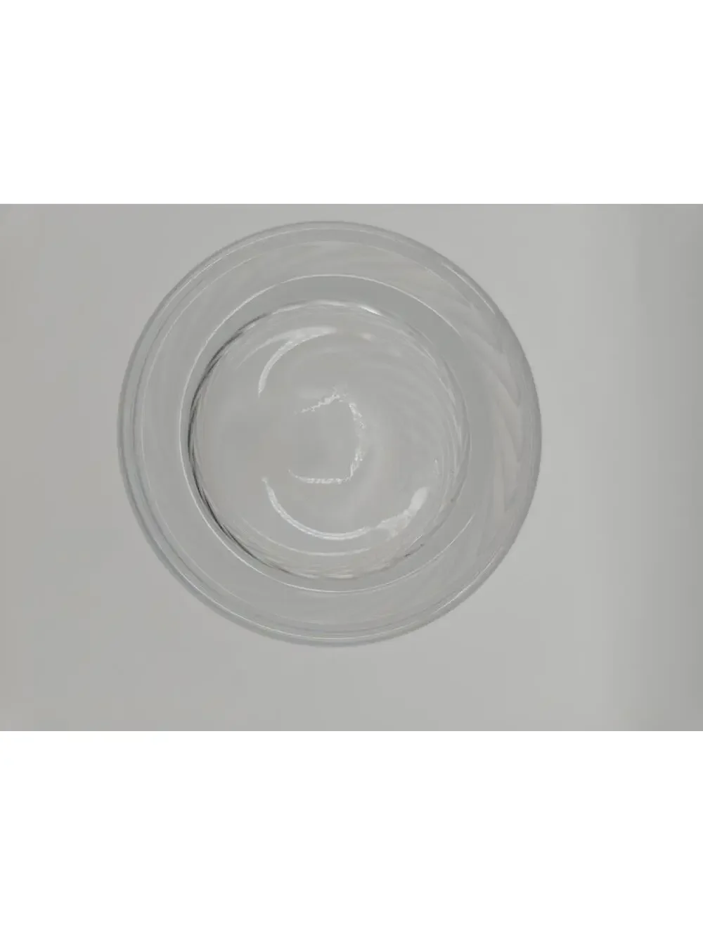 Vintage Cristal d’Arques Durand Spiral Frosted Glass Vase Heavy France